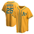 Athletics #25 Brent Rooker Player Replica Gold Baseball Jerseys