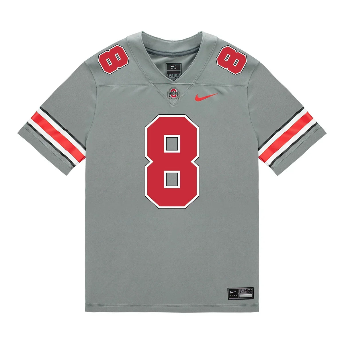 Arvell Reese Ohio State Buckeyes Jersey – Grey