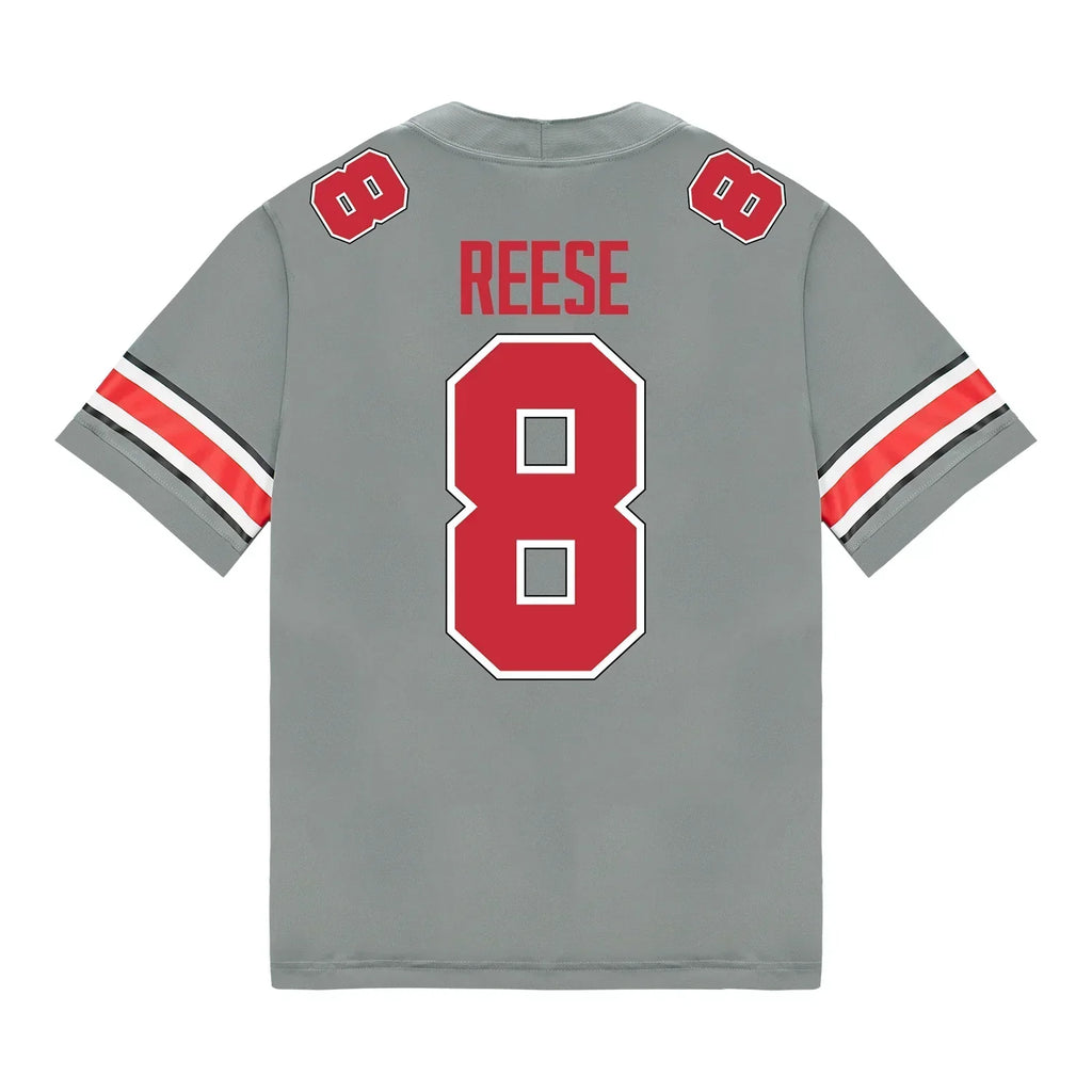 Arvell Reese Ohio State Buckeyes Jersey – Grey