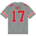 Carnell Tate Ohio State Buckeyes Jersey – Grey