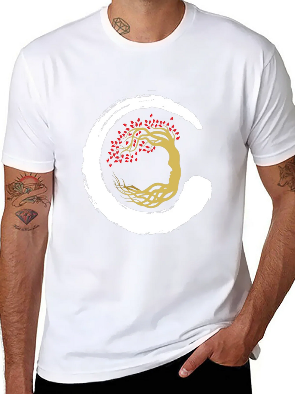 Zen Circle Tree of Life Graphic Tee