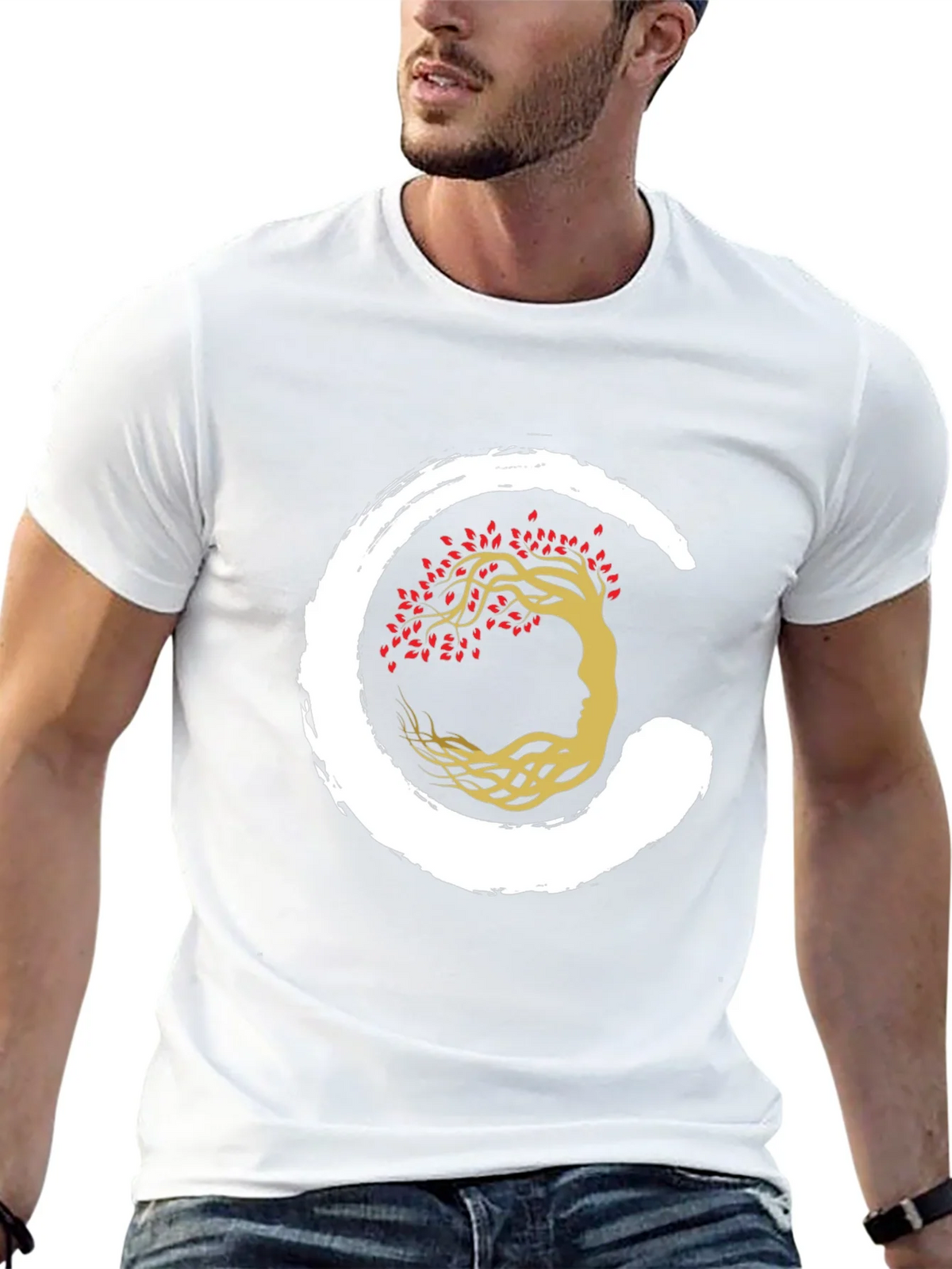 Zen Circle Tree of Life Graphic Tee