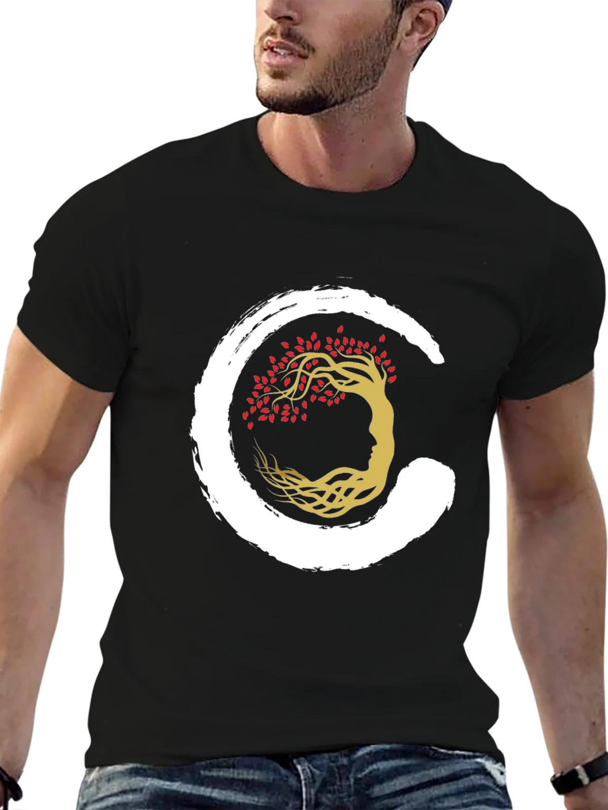 Zen Circle Tree of Life Graphic Tee