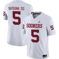 Isaiah Sategna III Oklahoma Sooners Alumni Player Jersey - White