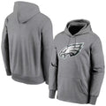 P.Eagles Blank Player Midnight Gray Pullover Hoodie Football Jerseys