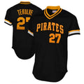 P.Pirates #27 Kent Tekulve Player  1982 Cooperstown Collection Black Baseball Jerseys