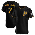 P.Pirates #7 Isiah Kiner-Falefa Player Black Limited Elite Baseball Jerseys