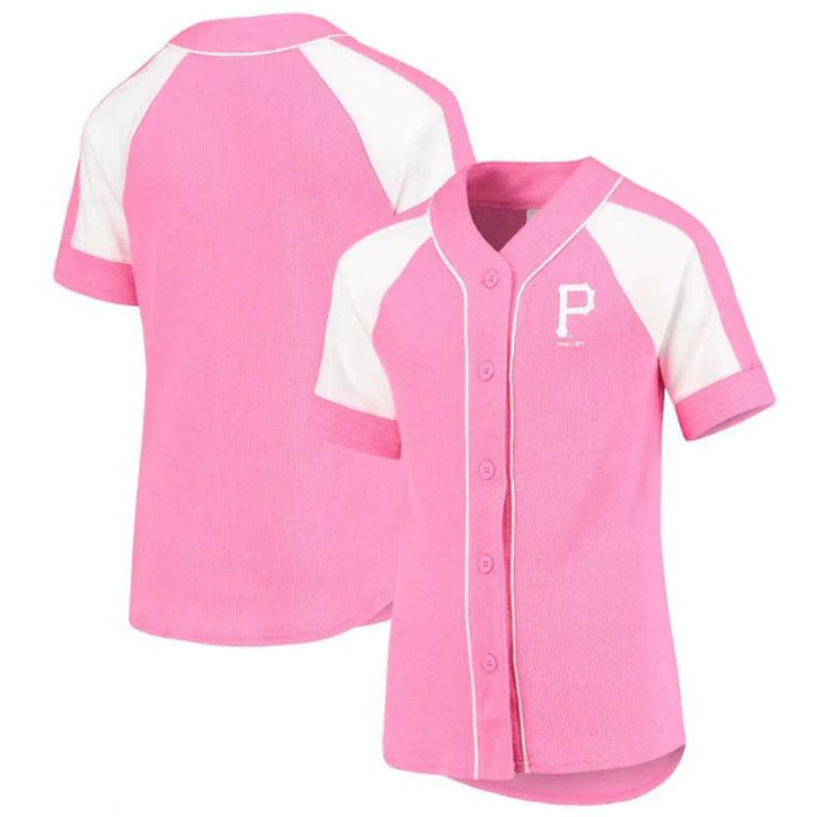 P.Pirates Blank Player Team Spirit Pink Fashion Baseball Jerseys