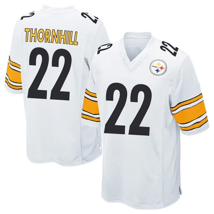P.Steelers #22 Juan Thornhill Player Game Football Jerseys