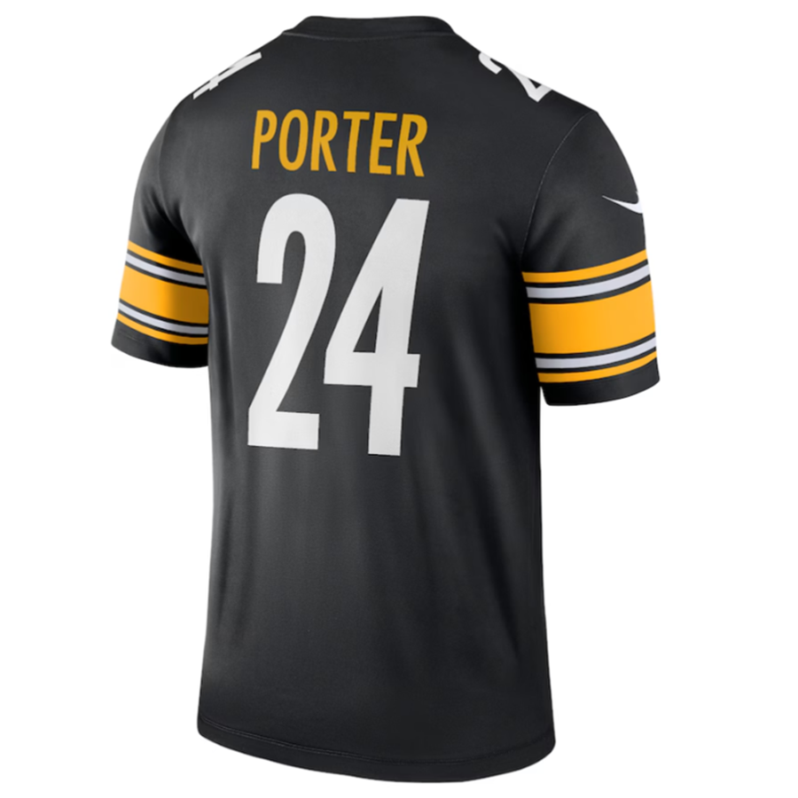 P.Steelers #24 Joey Porter Jr. Player Black Legend Football Jerseys