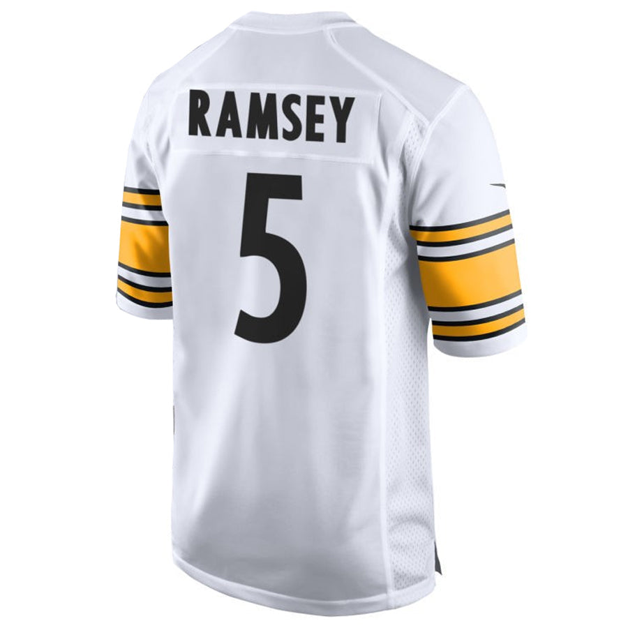 P.Steelers #5 Jalen Ramsey Player White Home Game Football Jerseys