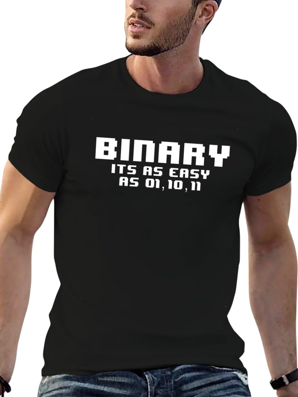 Binary Code T-Shirt - Easy as 01 10 11