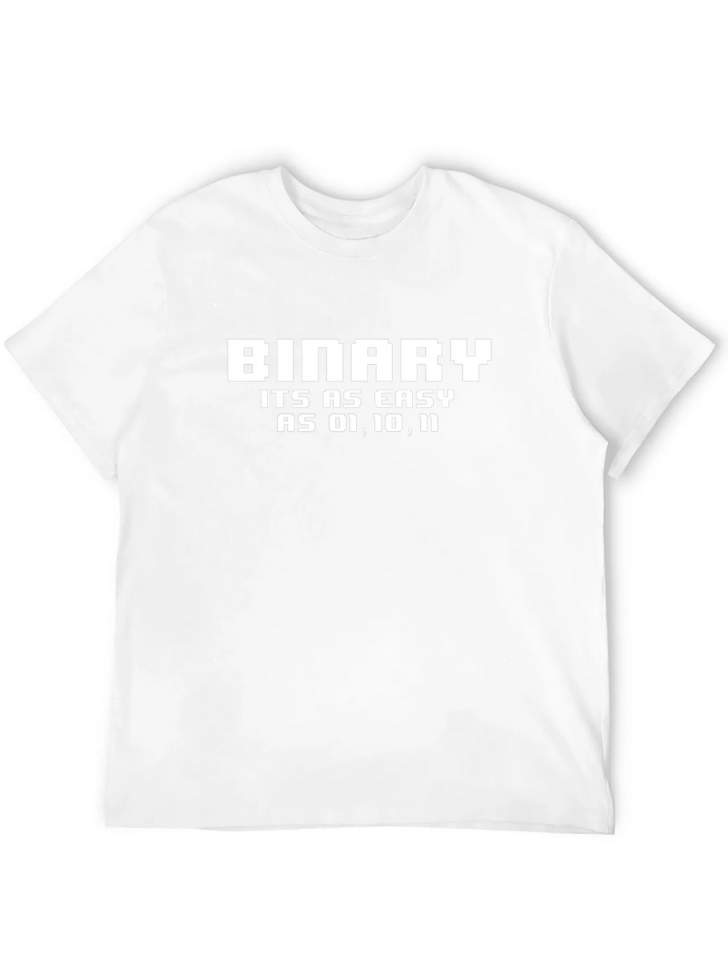 Binary Code T-Shirt - Easy as 01 10 11