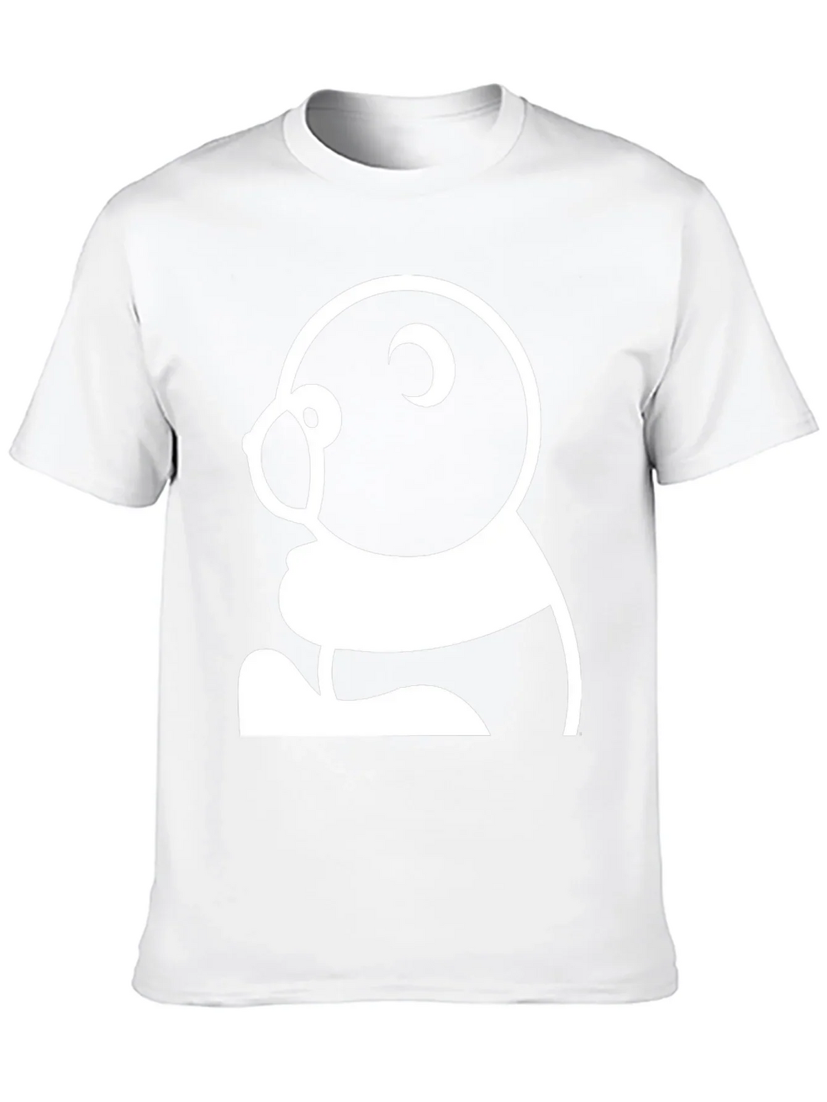 Black T-Shirt with Panda Graphic