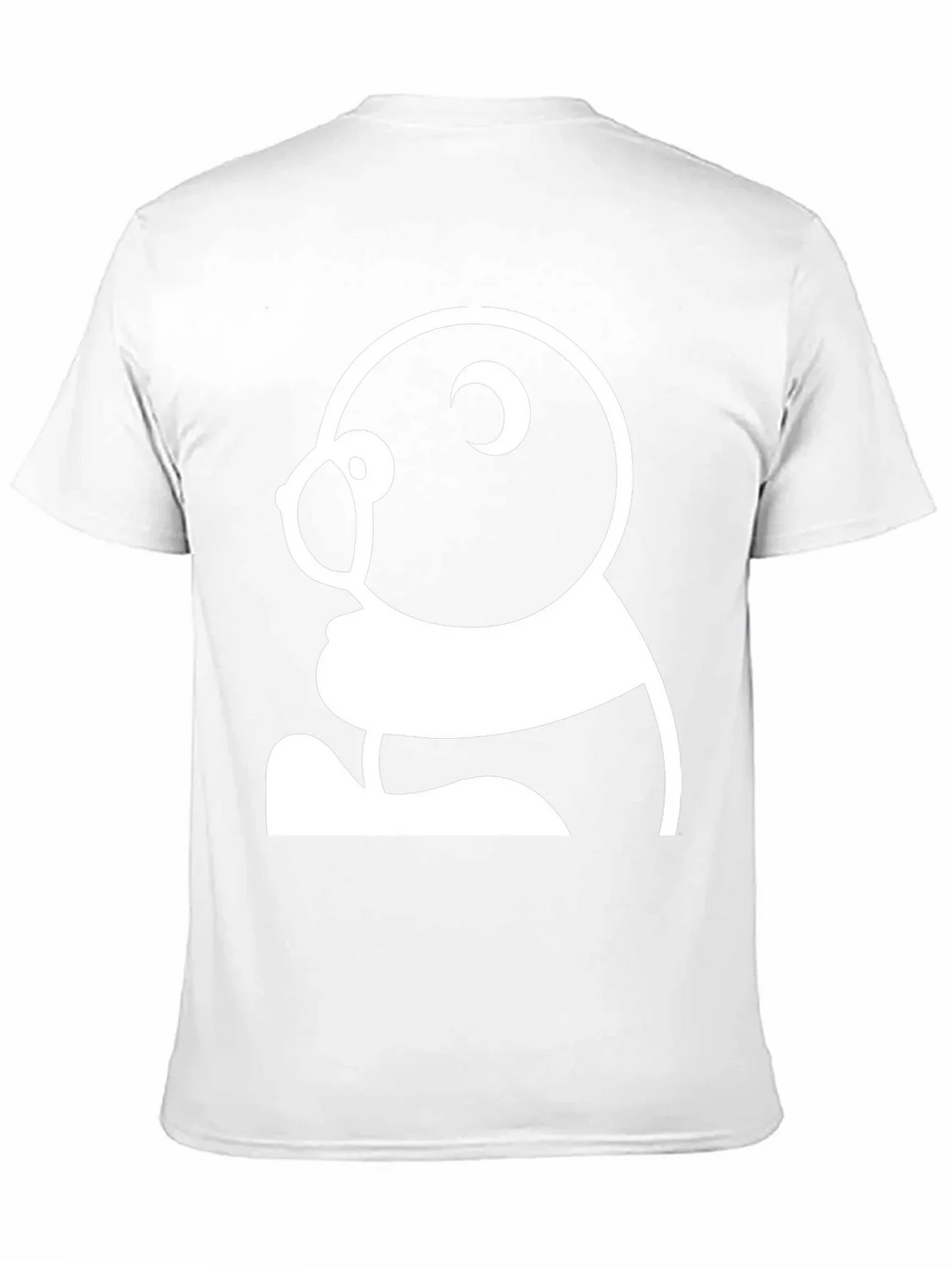 Black T-Shirt with Panda Graphic