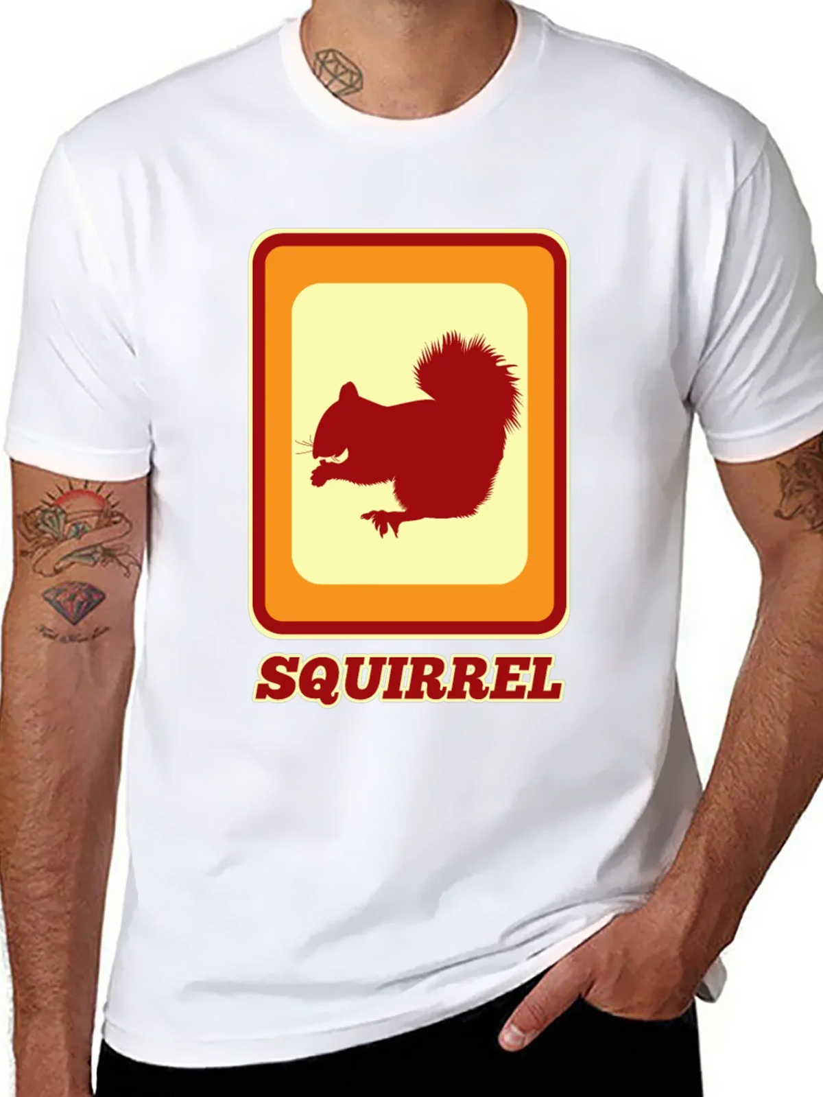 Retro Squirrel T-Shirt - Classic Graphic Tee