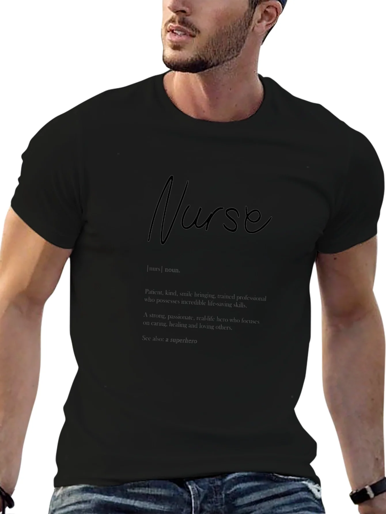 Nurse Definition Graphic Tee - Essential Worker Apparel