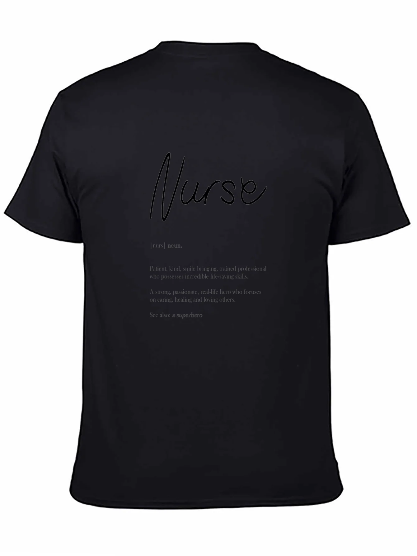Nurse Definition Graphic Tee - Essential Worker Apparel