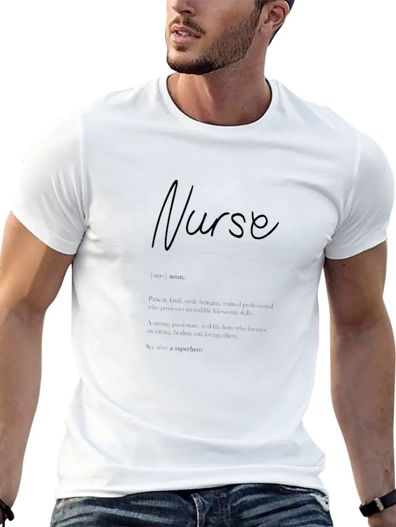 Nurse Definition Graphic Tee - Essential Worker Apparel