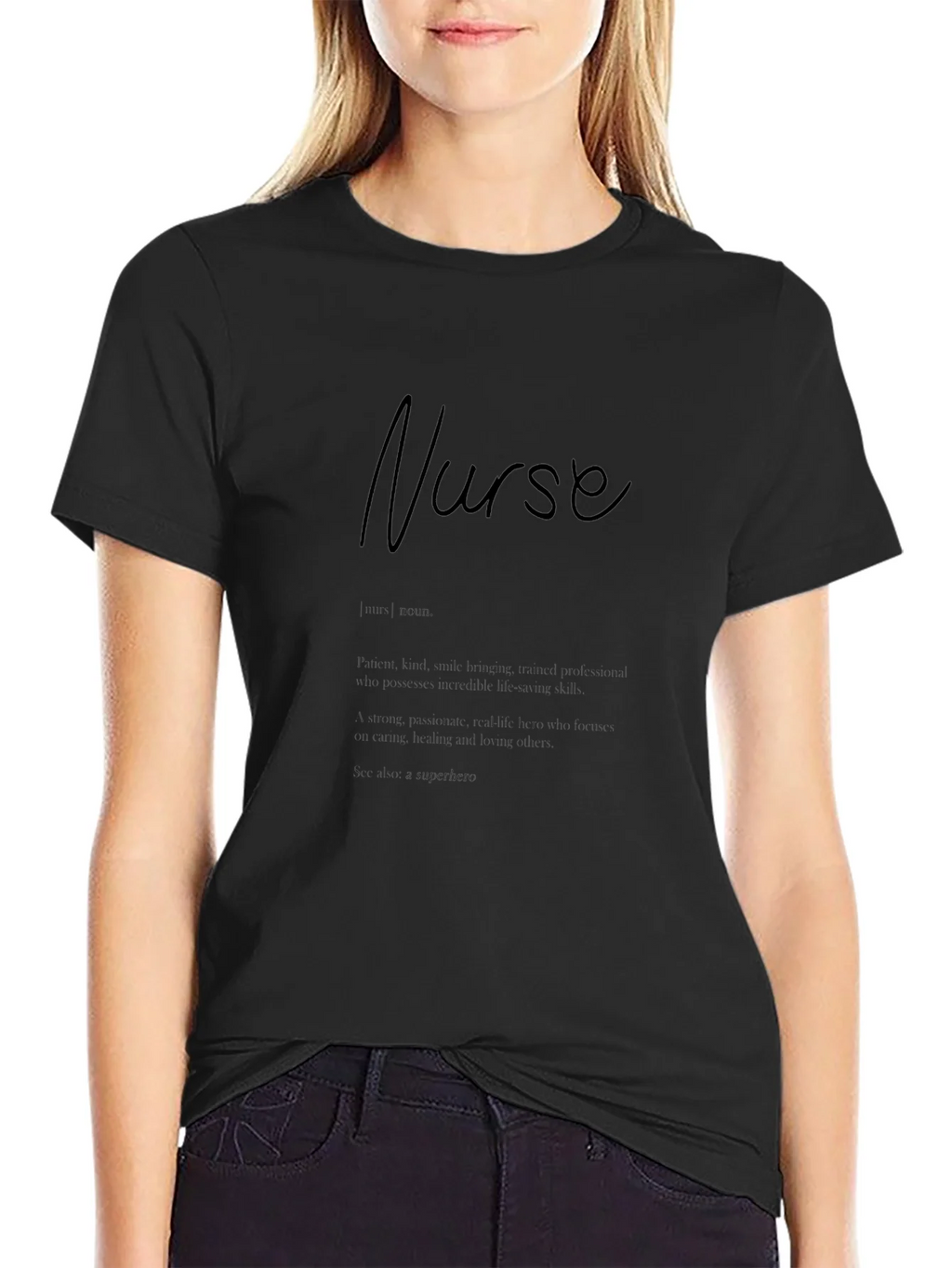 Nurse Definition Graphic Tee - Essential Worker Apparel