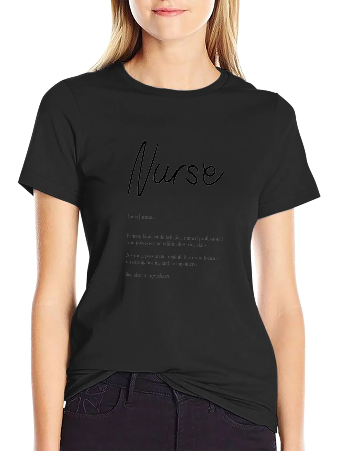 Nurse Definition Graphic Tee - Essential Worker Apparel