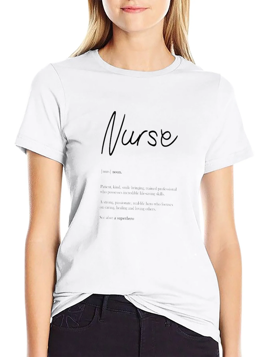 Nurse Definition Graphic Tee - Essential Worker Apparel