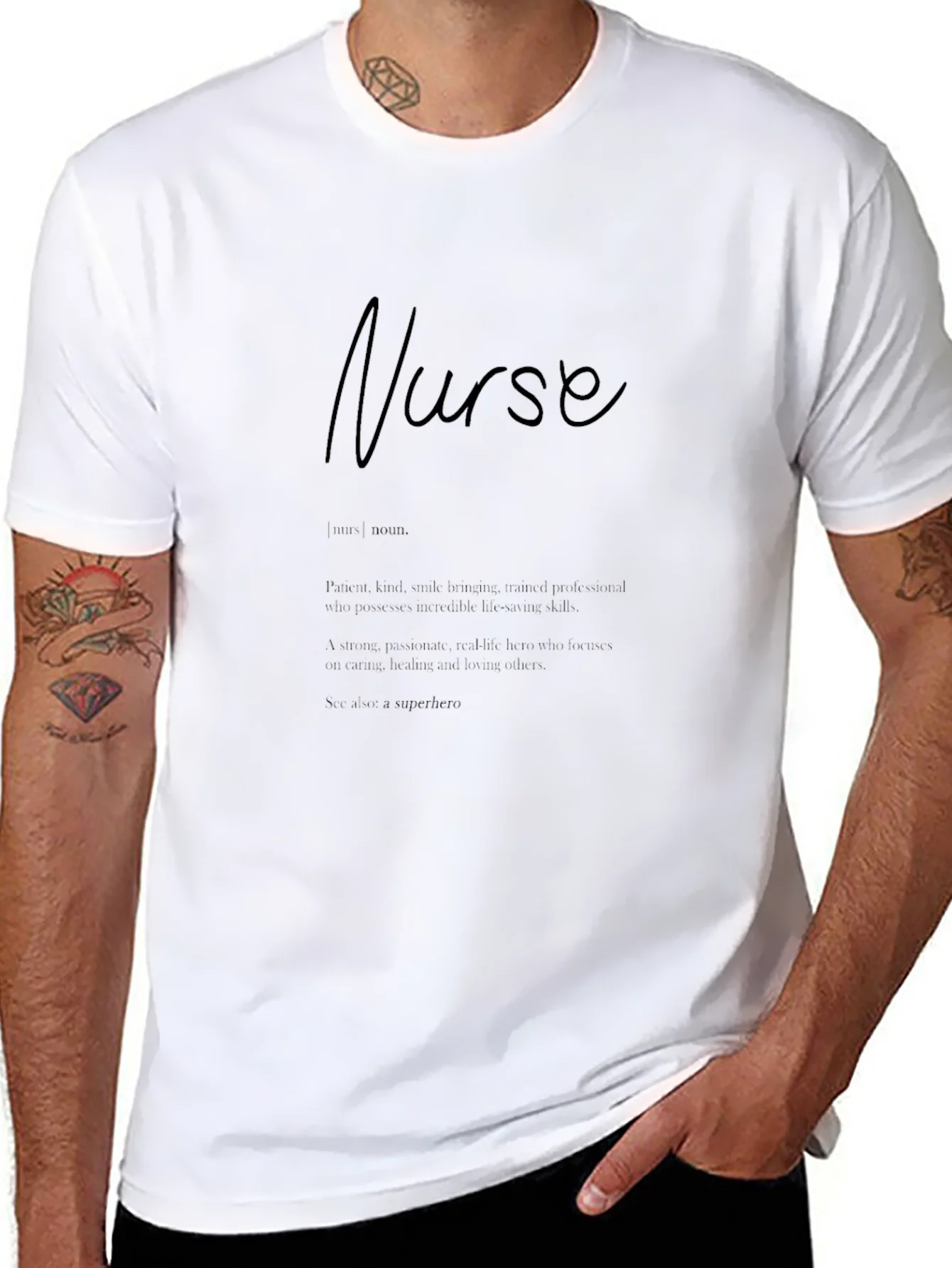 Nurse Definition Graphic Tee - Essential Worker Apparel