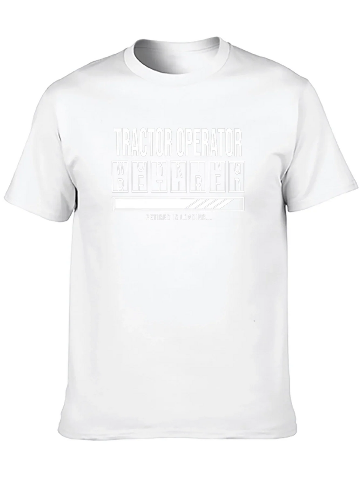 Tractor Operator Retirement Loading T-Shirt