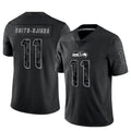 S.Seahawks #11 Jaxon Smith-Njigba Player Black Limited Reflective Football Jerseys