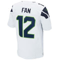#12th Fan Player S.Seahawks White Game Football Jerseys