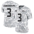 S.Seahawks #3 Nick Emmanwori Player Arctic Camo Salute to Service Limited Football Jerseys
