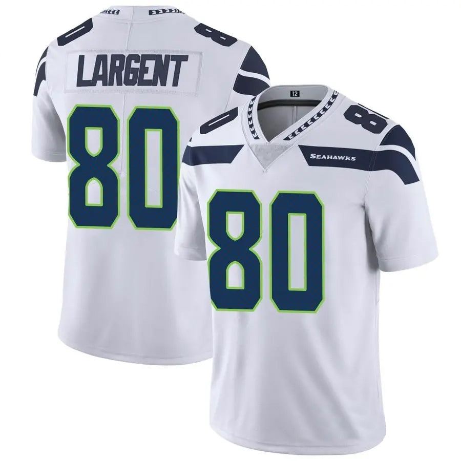 S.Seahawks #80 Steve Largent Player White Vapor Limited Football Jerseys