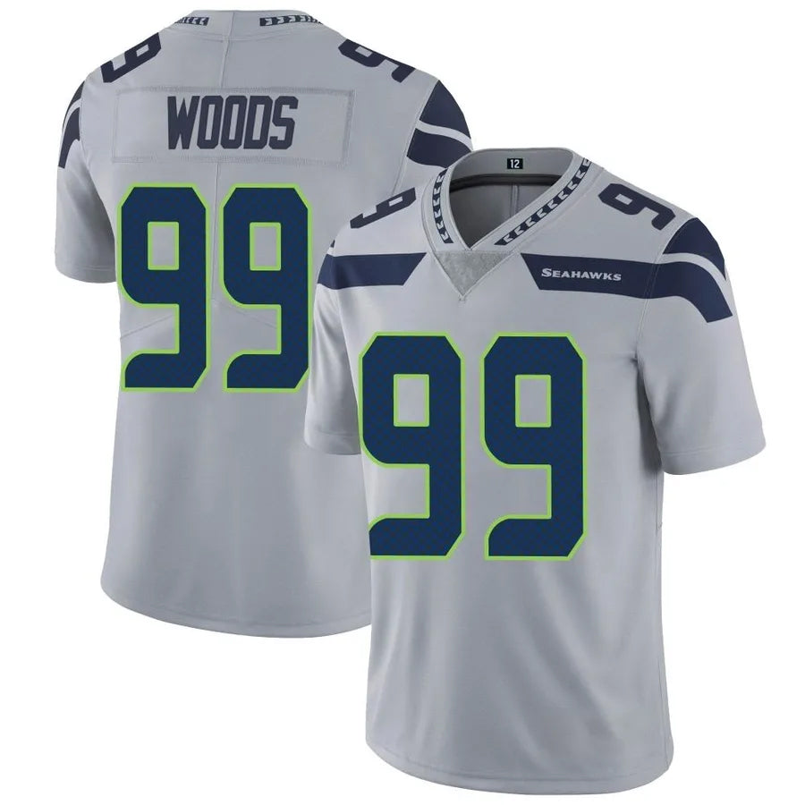 S.Seahawks #99 Leonard Williams Player Gray Vapor Limited Football Jerseys