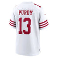 #13 Brock Purdy Player SF.49ers White Game Football Jerseys