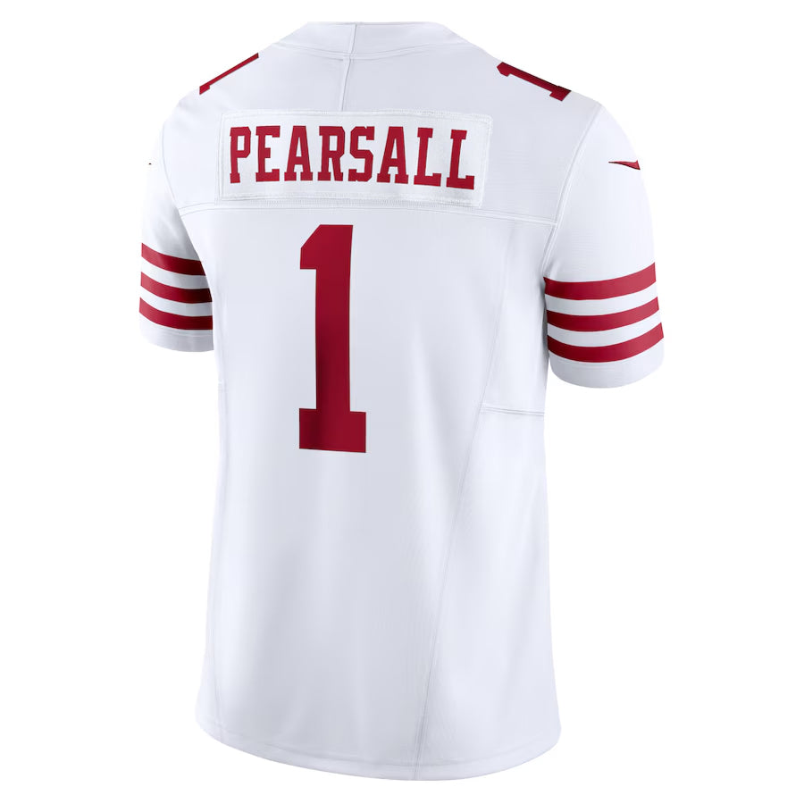 SF.49ers #1 Ricky Pearsall Player White Vapor F.U.S.E. Limited Football Jerseys