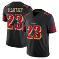 SF.49ers #23 Christian McCaffrey Player Rivalries Collection Vapor Limited Black  Football Jerseys