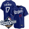 Shohei Ohtani Kanji Los Angeles Dodgers Alternate Royal Limited 2025 World Series Jersey - Royal