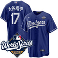 Shohei Ohtani Kanji Los Angeles Dodgers Royal 2025 Alternate World Series Jersey - Royal