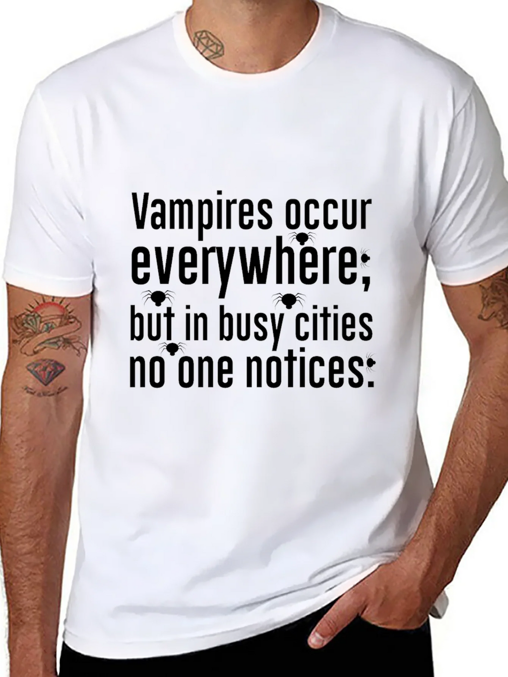 Vampire Humor Graphic Tee