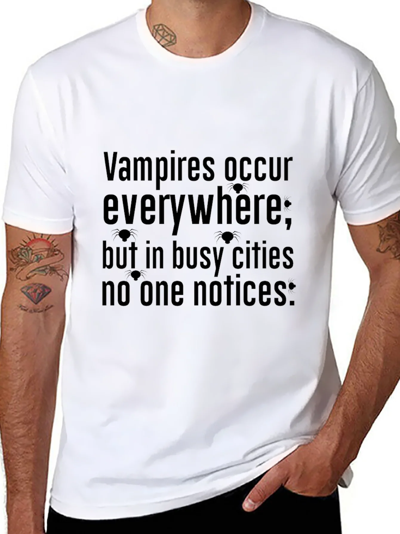 Vampire Humor Graphic Tee