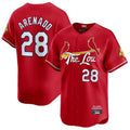 St.Louis Cardinals #28 Nolan Arenado Player Red City Connect Limited Stitched Baseball Jerseys