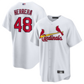 St.Louis Cardinals #48 Iv��������n Herrera Player White Home Replica Baseball Jerseys