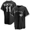 T.Blue Jays #11 Bo Bichette Player Black Replica Home Baseball Jerseys
