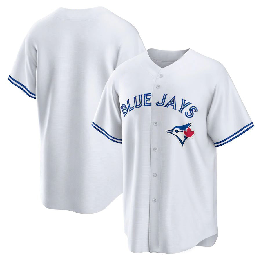 T.Blue Jays Blank Player White Home Replica Team Baseball Jerseys