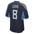 T.Titans #8 Will Levis Player Navy Home Game Football Jerseys