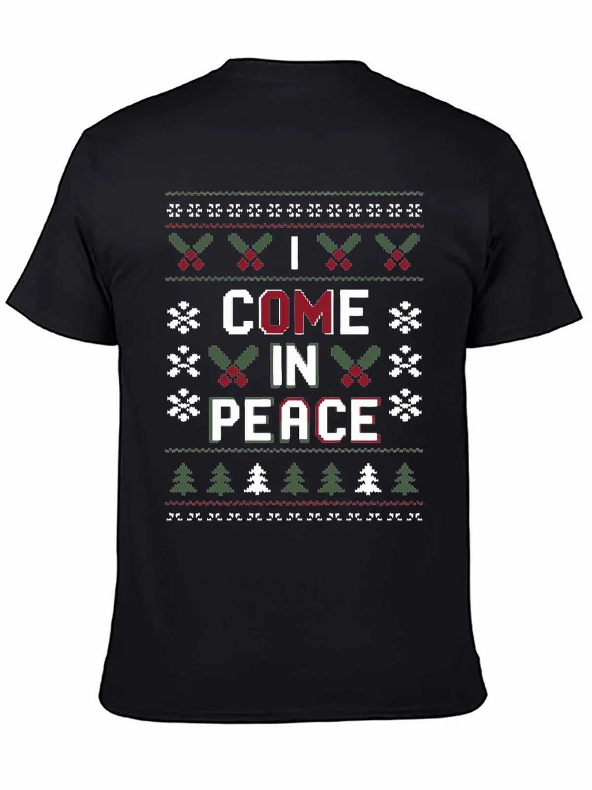 I Come in Peace Ugly Christmas Sweater T-Shirt