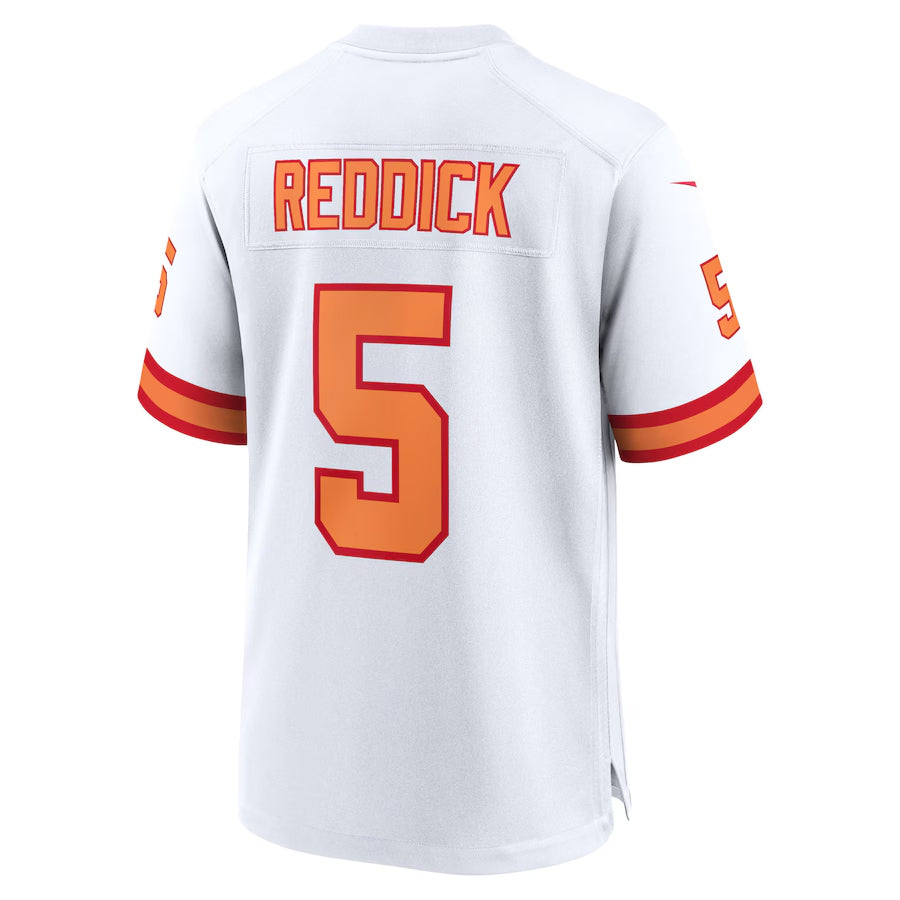 TB.Buccaneers #5 Haason Reddick Player White Home Game Football Jerseys