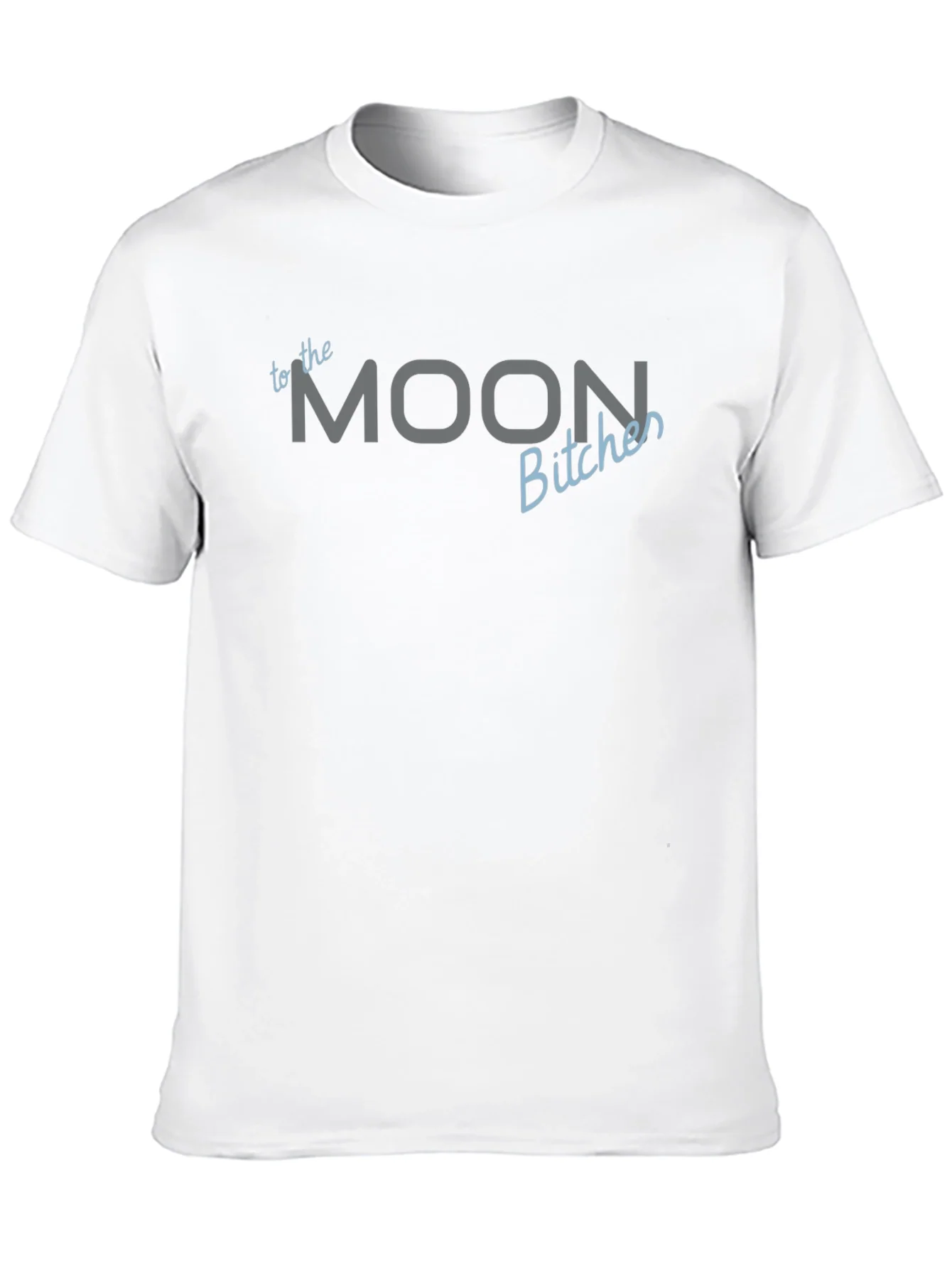 To The Moon Bitches Black T-Shirt