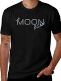 To The Moon Bitches Black T-Shirt