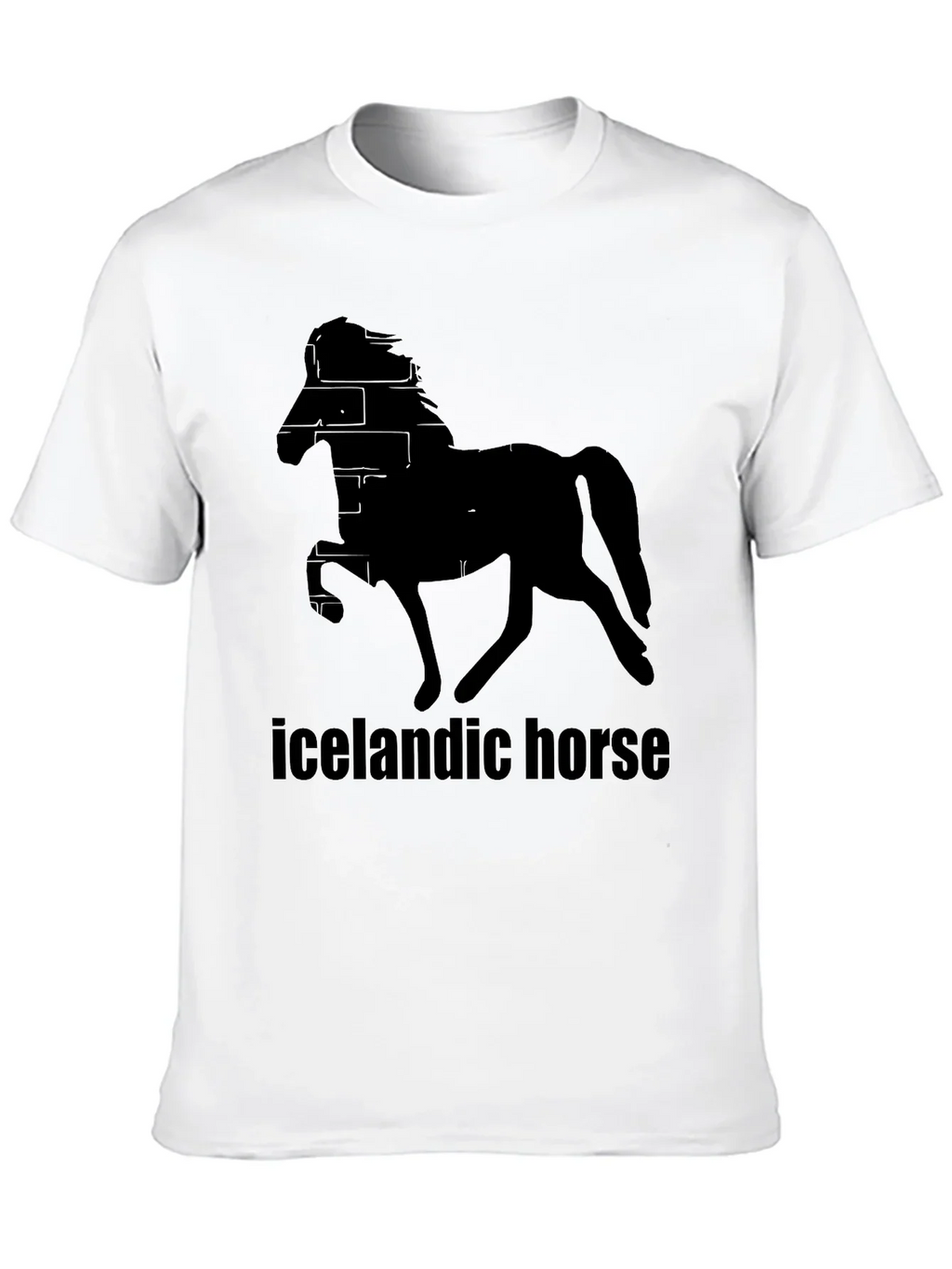 Icelandic Horse Black T-Shirt